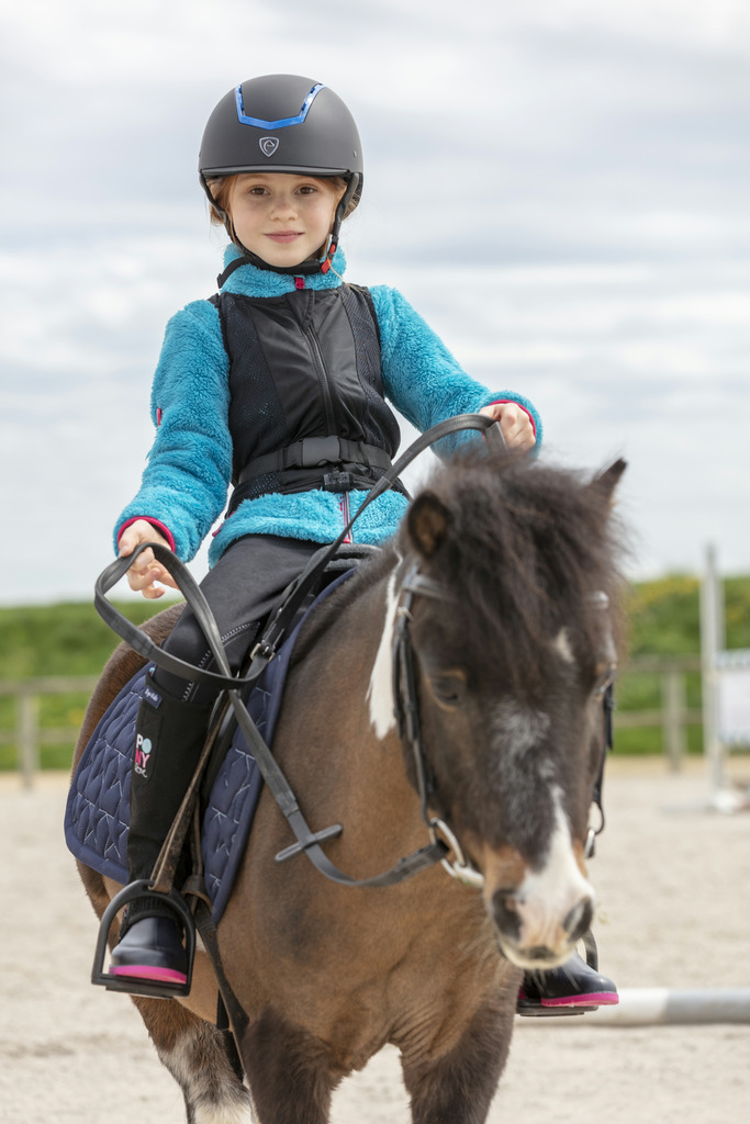 Dorsale EQUITHÈME "Mesh", Enfant
