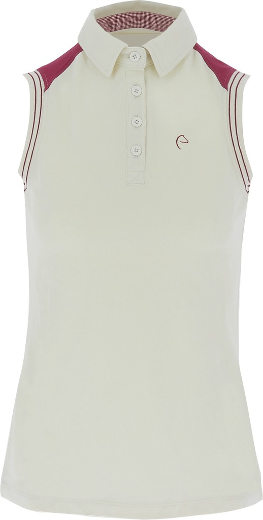 Polo piqué EQUITHÈME, sans manches