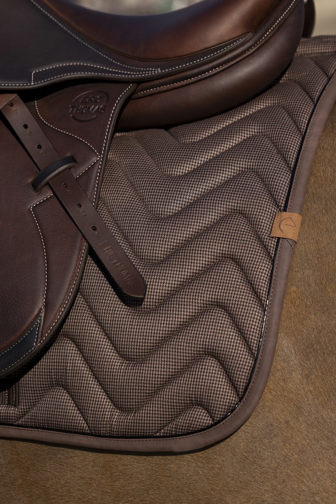 Tapis de selle EQUITHÈME "Tweedytan"