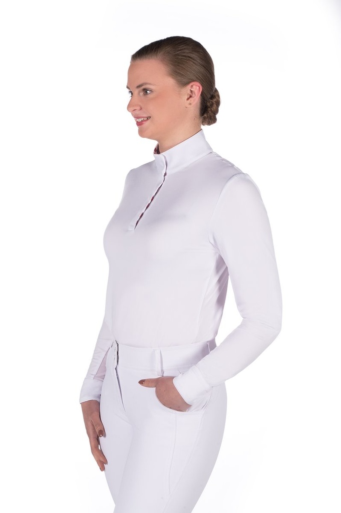 Polo de concours -Hunter- manc - blanc (1200) (2)