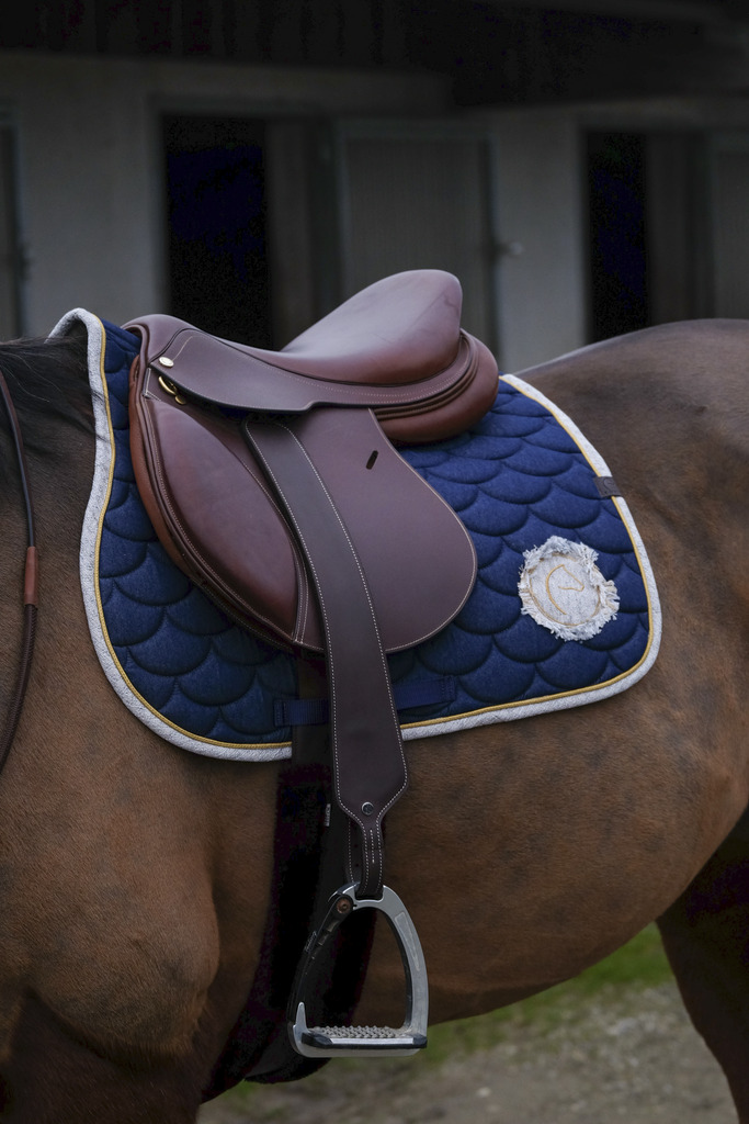 Tapis de selle EQUITHÈME "Denim"