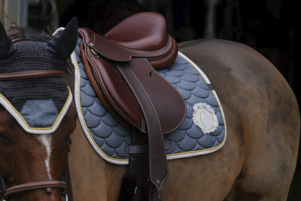 Tapis de selle EQUITHÈME "Denim"
