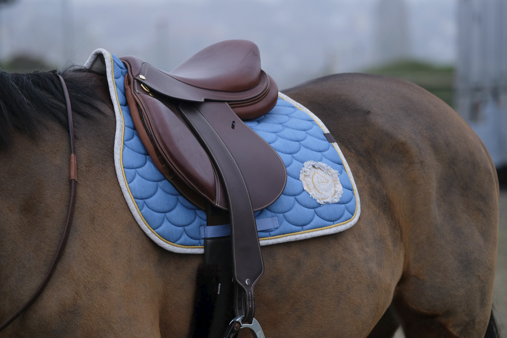 Tapis de selle EQUITHÈME "Denim"