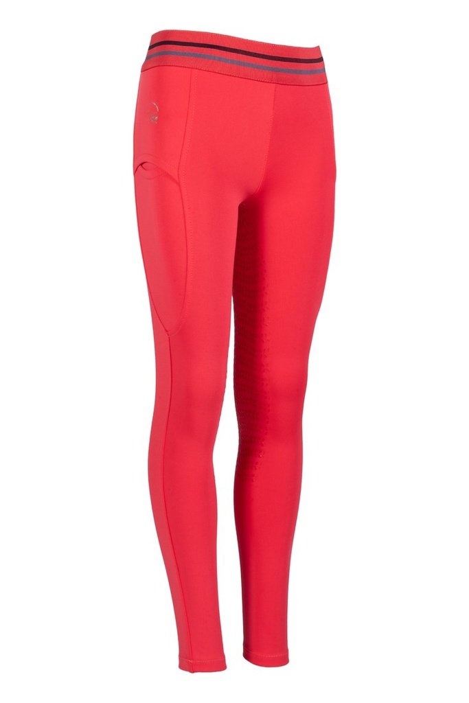 Leggings -Aymee- fond 1/1 en s - rose (3900)