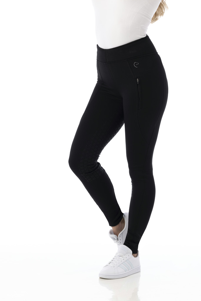 Pantalon softshell EQUITHÈME "Dolomyt", fond silicone