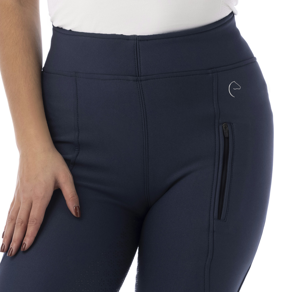 Pantalon softshell EQUITHÈME "Dolomyt", fond silicone