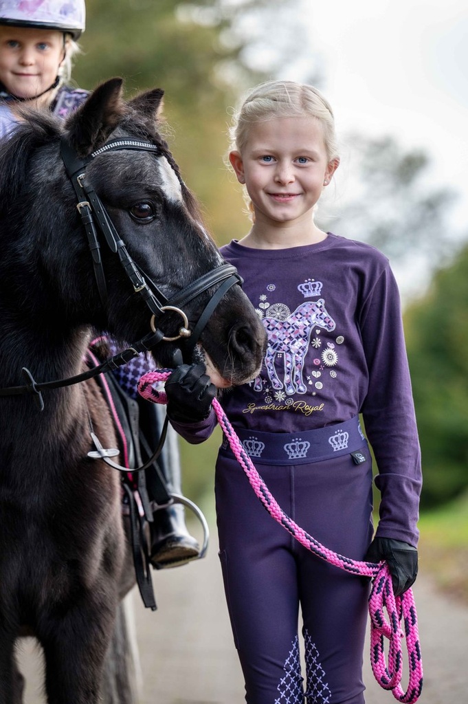 Polo à manches longues -Lola- - lilas foncé (3300) (4)