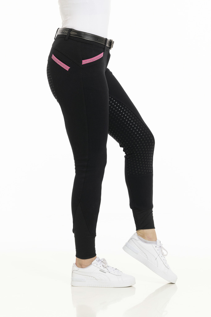 Pantalon EQUITHÈME "Kylie", fond silicone