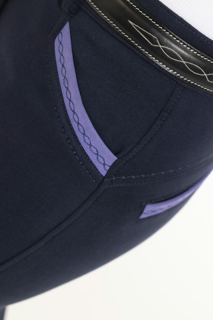 Pantalon EQUITHÈME "Kylie", fond silicone