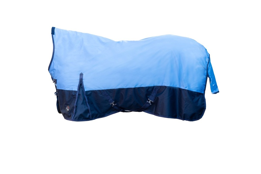 Couverture highneck -Norwich-  - bleu foncé/bleu clair (0699)