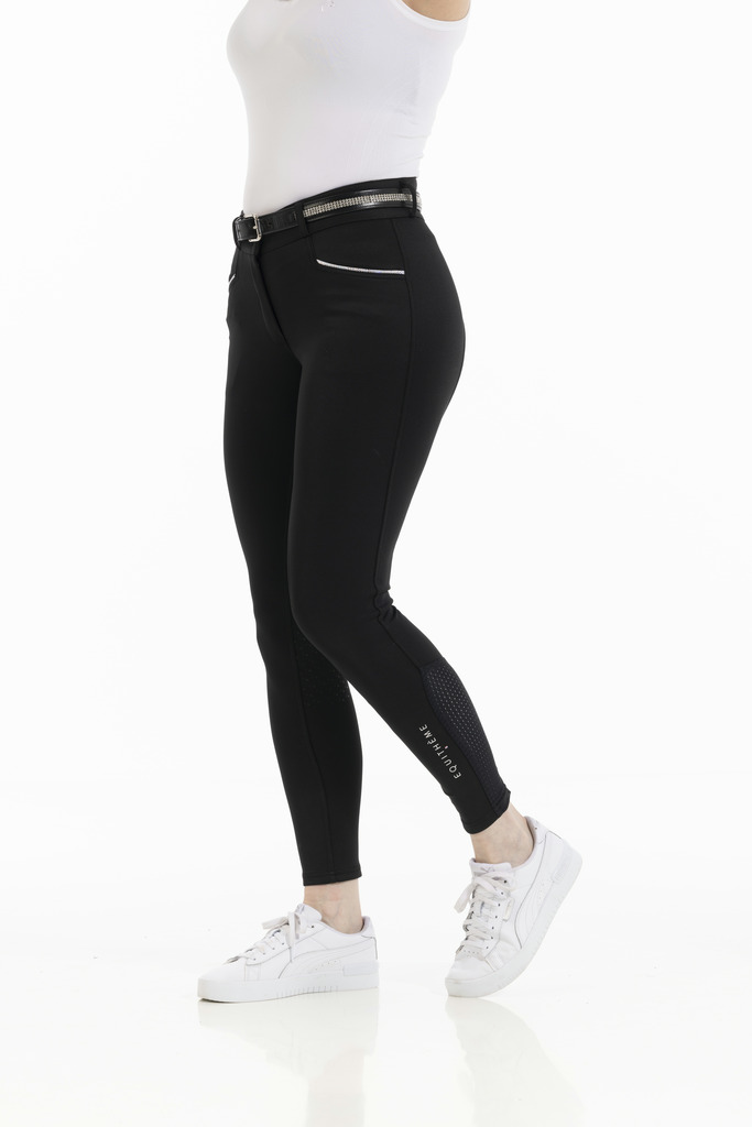 Pantalon EQUITHÈME "Claudine", fond silicone