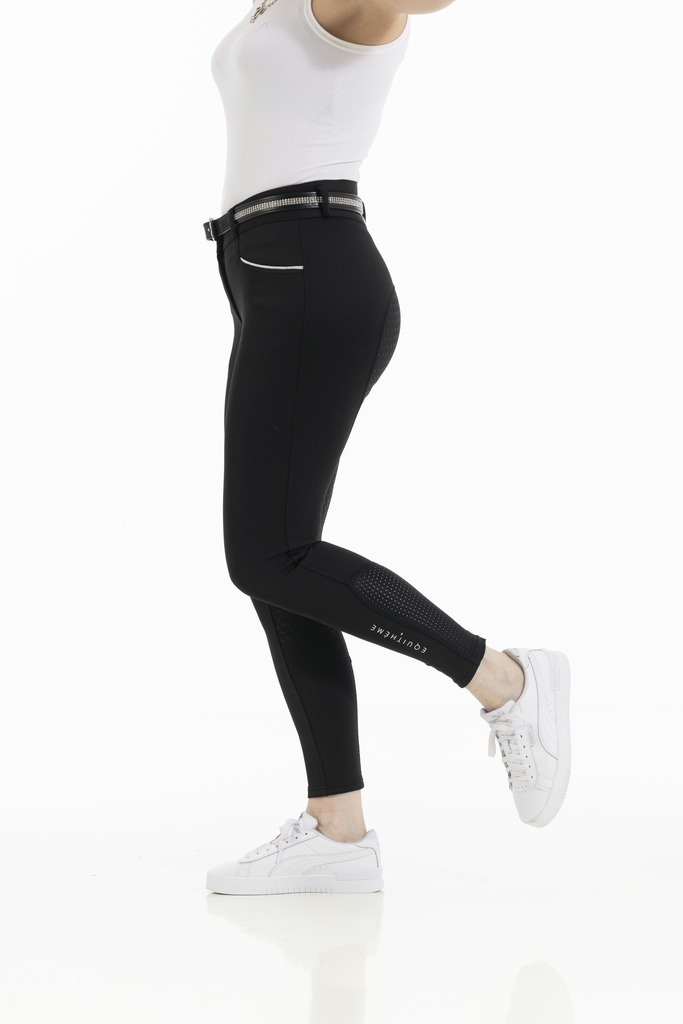 Pantalon EQUITHÈME "Claudine", fond silicone
