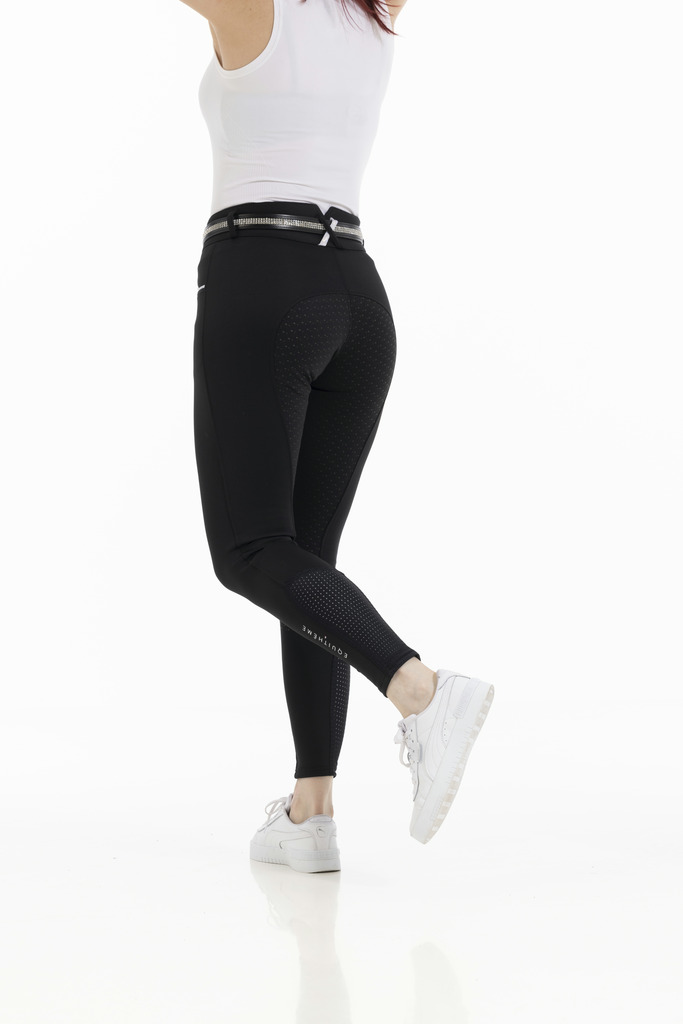Pantalon EQUITHÈME "Claudine", fond silicone