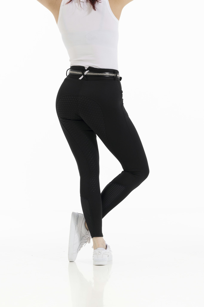 Pantalon EQUITHÈME "Claudine", fond silicone