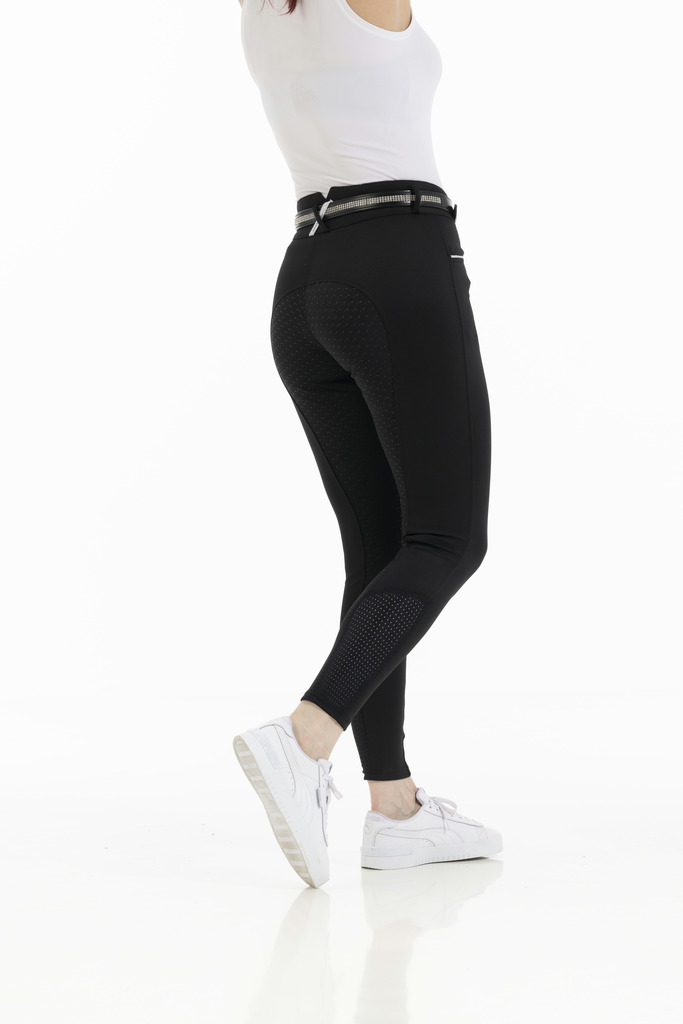 Pantalon EQUITHÈME "Claudine", fond silicone
