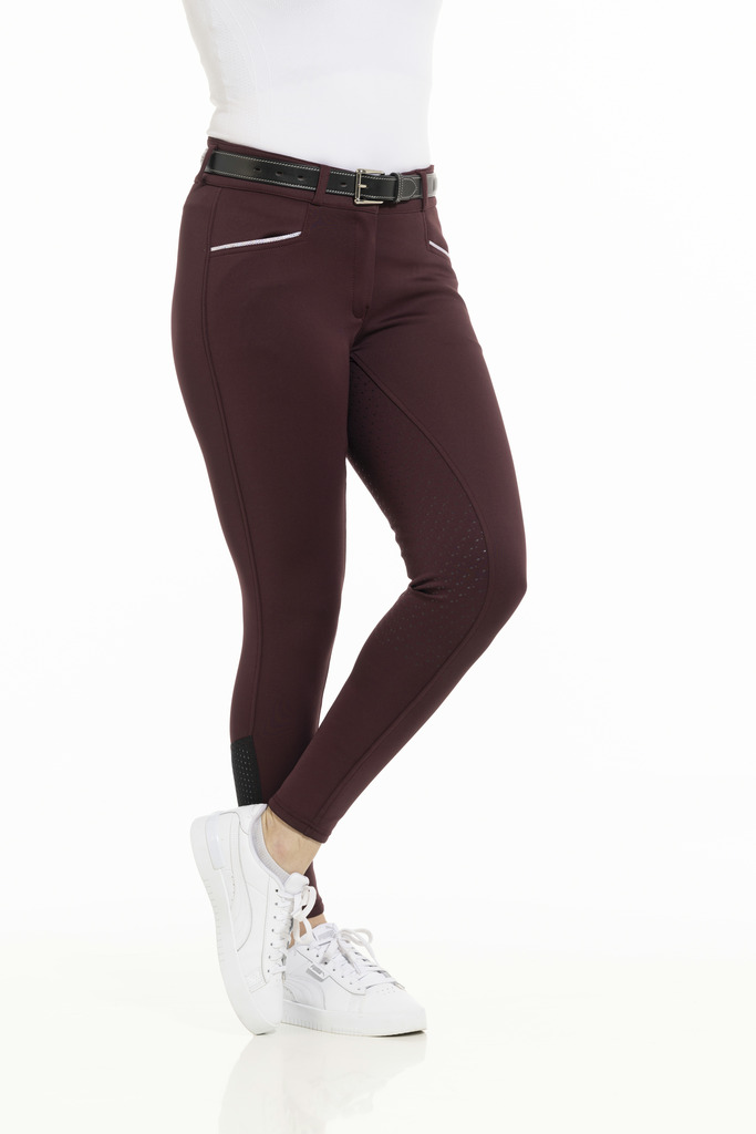 Pantalon EQUITHÈME "Claudine", fond silicone