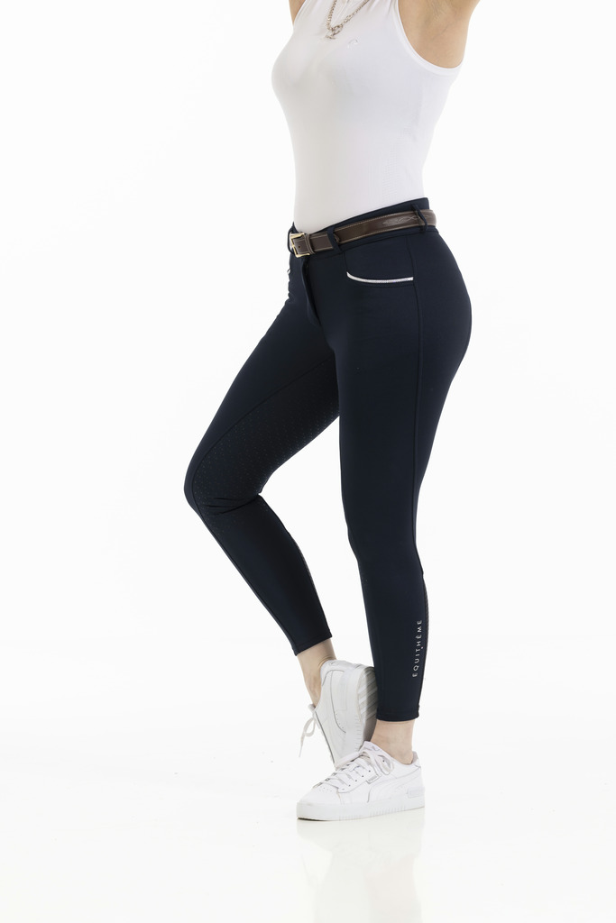 Pantalon EQUITHÈME "Claudine", fond silicone