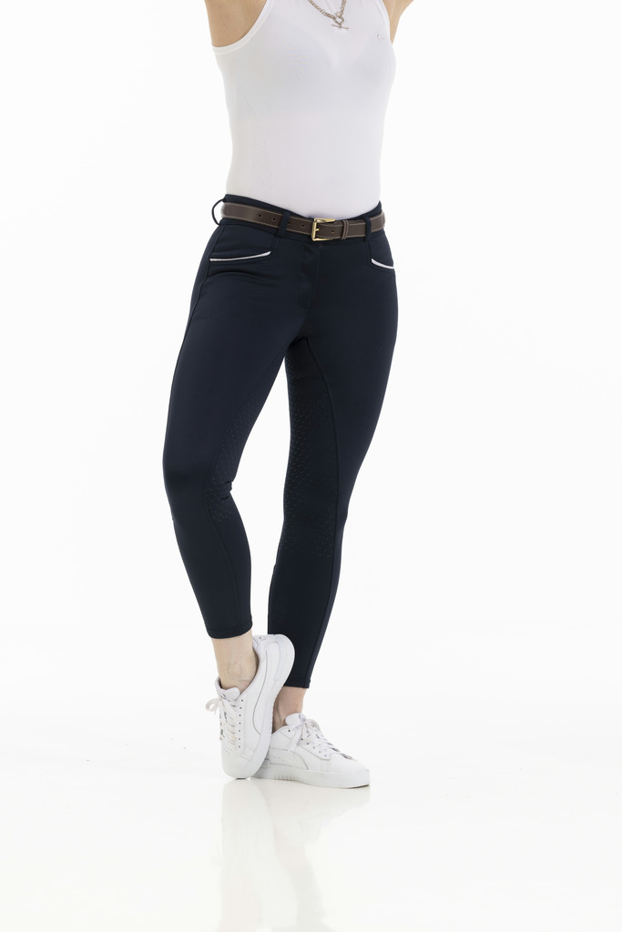Pantalon EQUITHÈME "Claudine", fond silicone