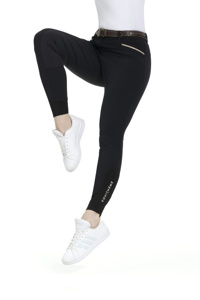 Pantalon EQUITHÈME "Gizel", fond silicone