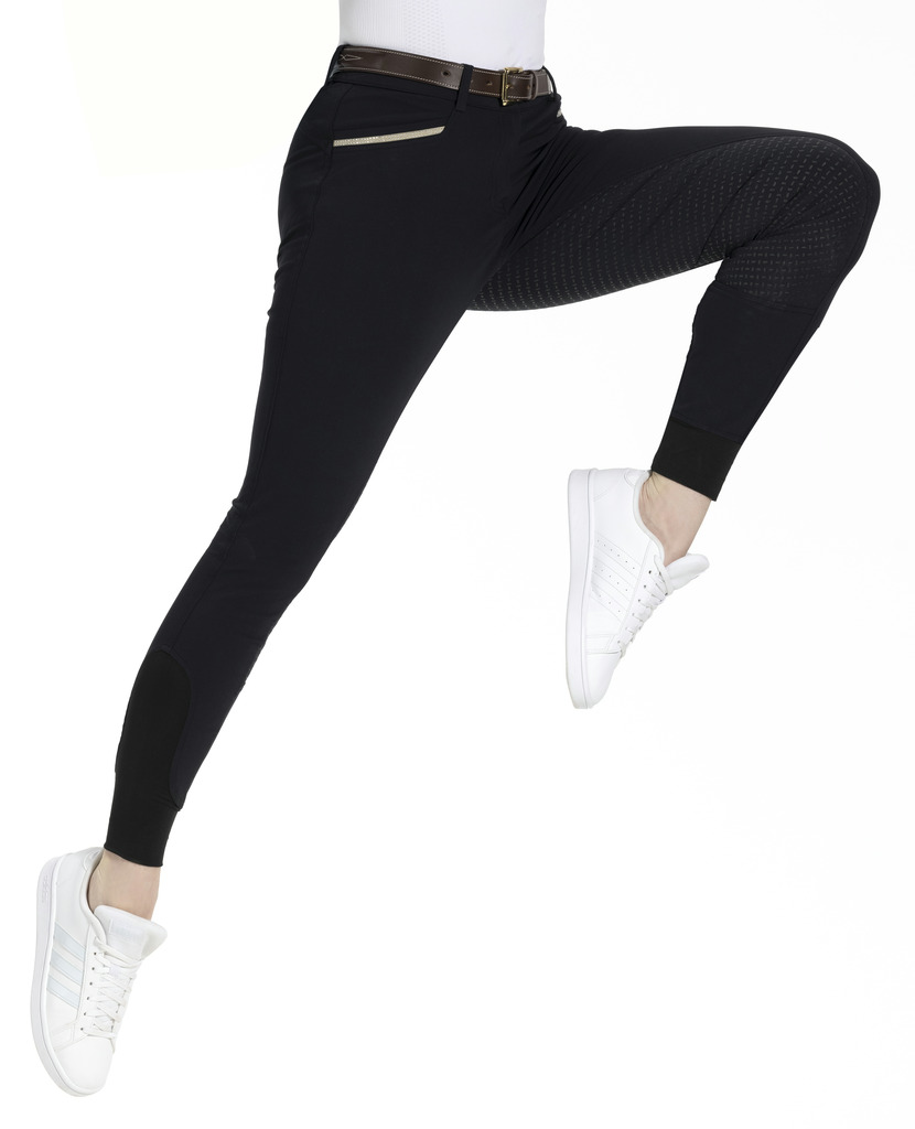 Pantalon EQUITHÈME "Gizel", fond silicone