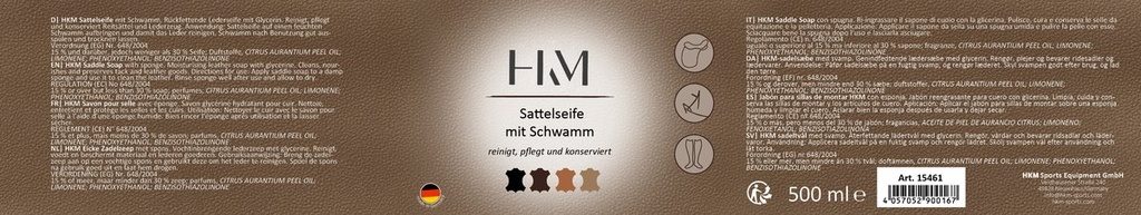 Savon pour selle avec éponge 5 - couleur indicative (0000) (2)