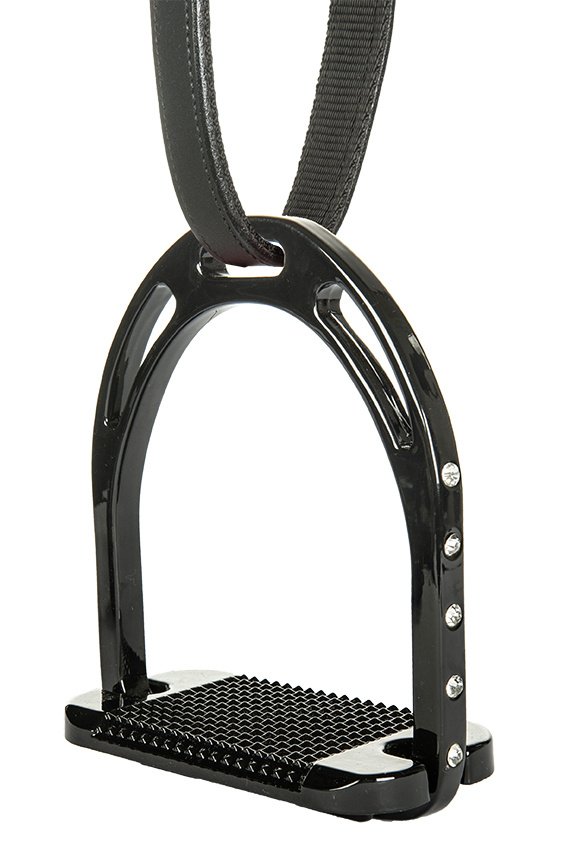 Étriers -Glitter-, 1 paire - noir (9100) (2)