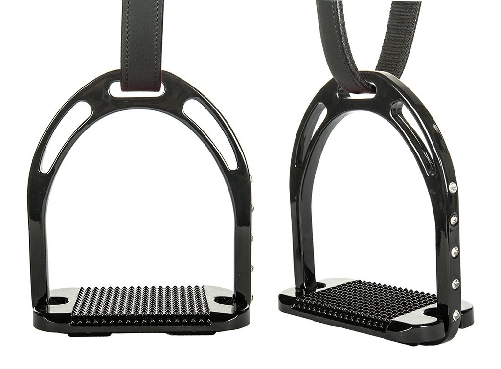 Étriers -Glitter-, 1 paire - noir (9100) (4)