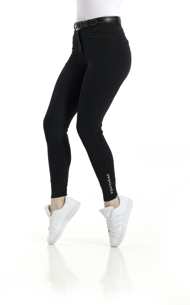 Pantalon EQUITHÈME "Safir", fond silicone - Enfant