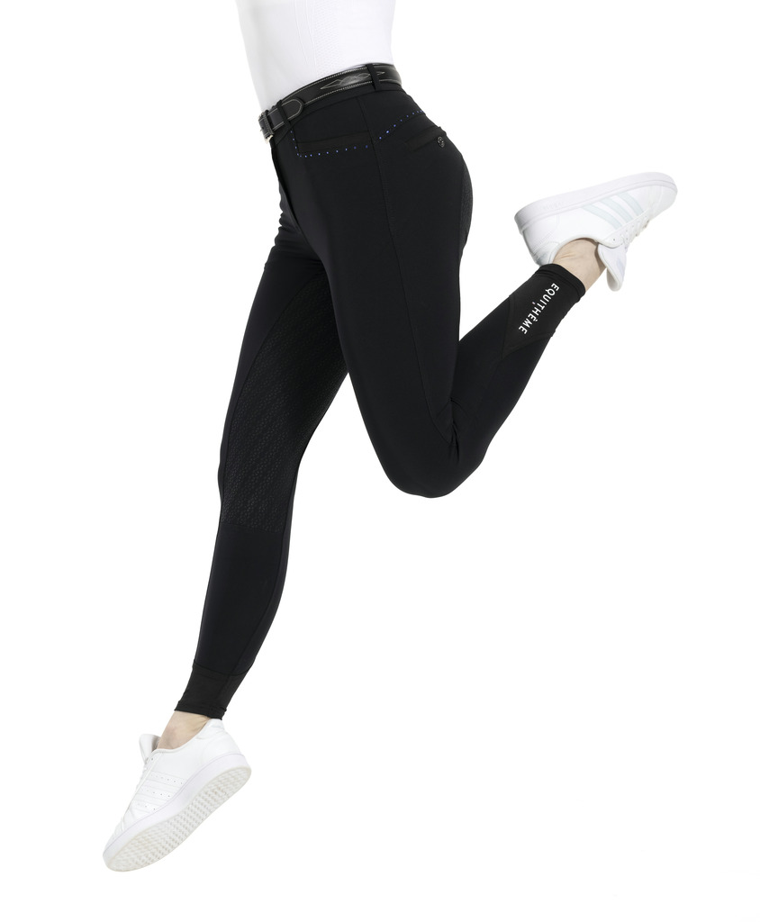 Pantalon EQUITHÈME "Safir", fond silicone - Enfant