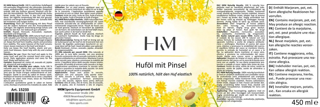 Huile pour sabots en bouteille - naturel (2300) (3)