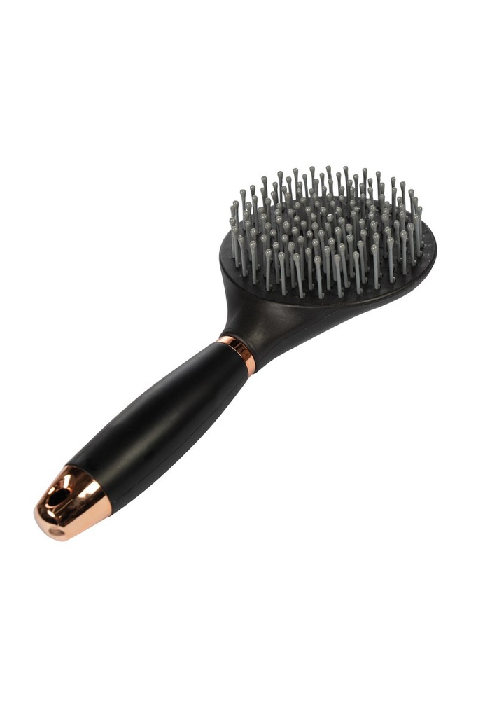 Brosse crinière et queue -Gel- - noir/or rose (9178) (2)