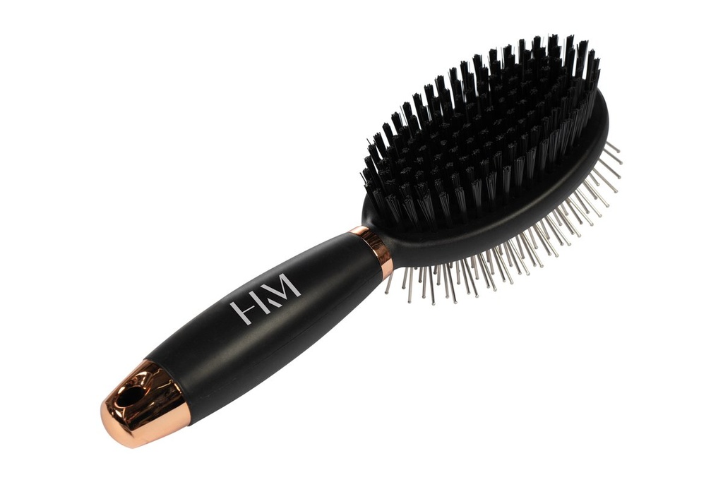 Brosse crinière et queue -Gel- - noir/or rose (9178)