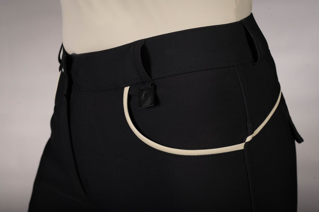 Pantalon -Limone- fond 1/1 en  - Noir (4)