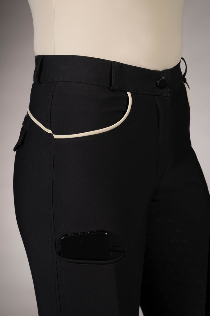 Pantalon -Limone- fond 1/1 en  - Noir (9)