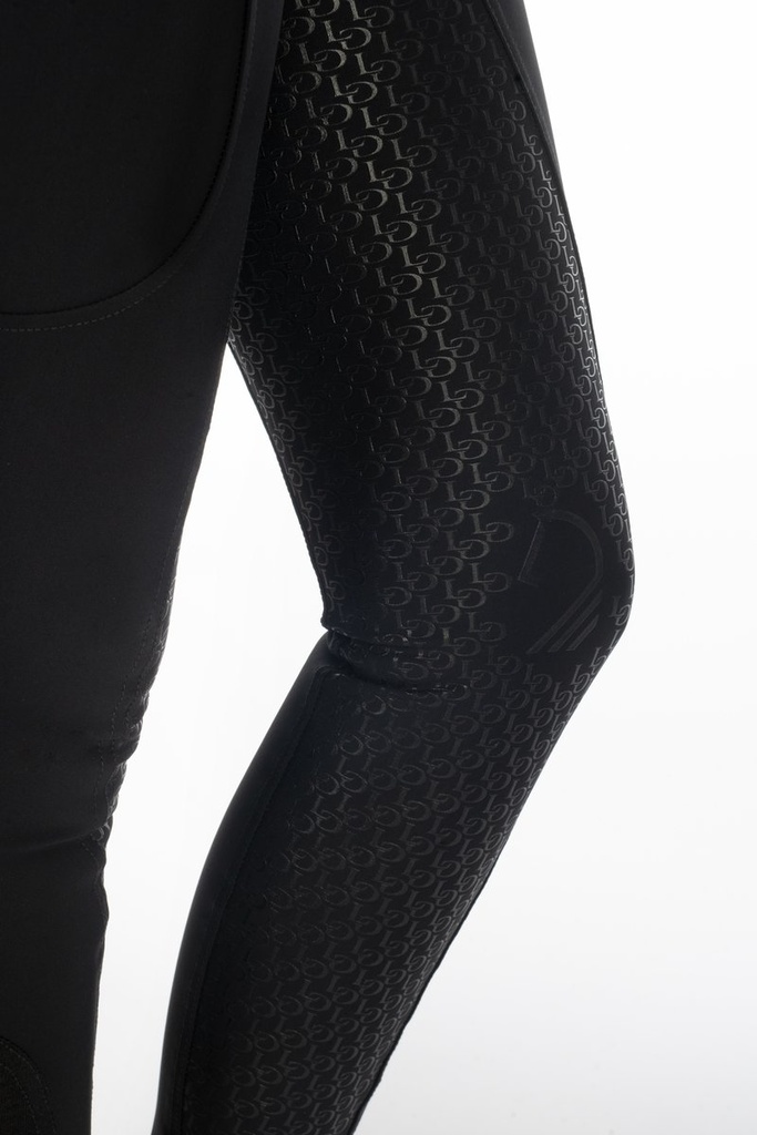 Pantalon -Amalfi- fond 1/1 en  - Noir (5)