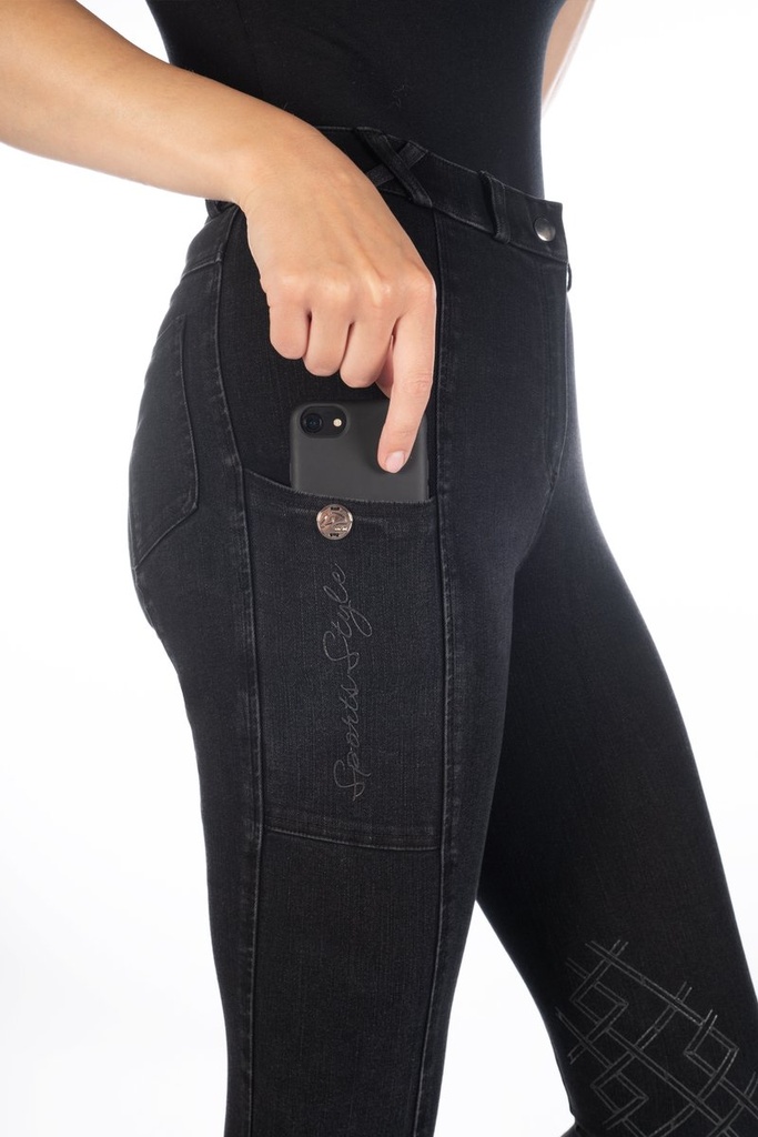 Pantalon -Harbour Island Denim - Noir (5)