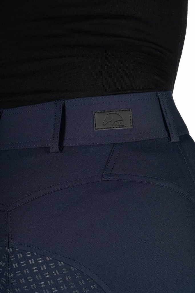 Pantalon -Ari Mid Rise- fond 1 - Bleu foncé (10)