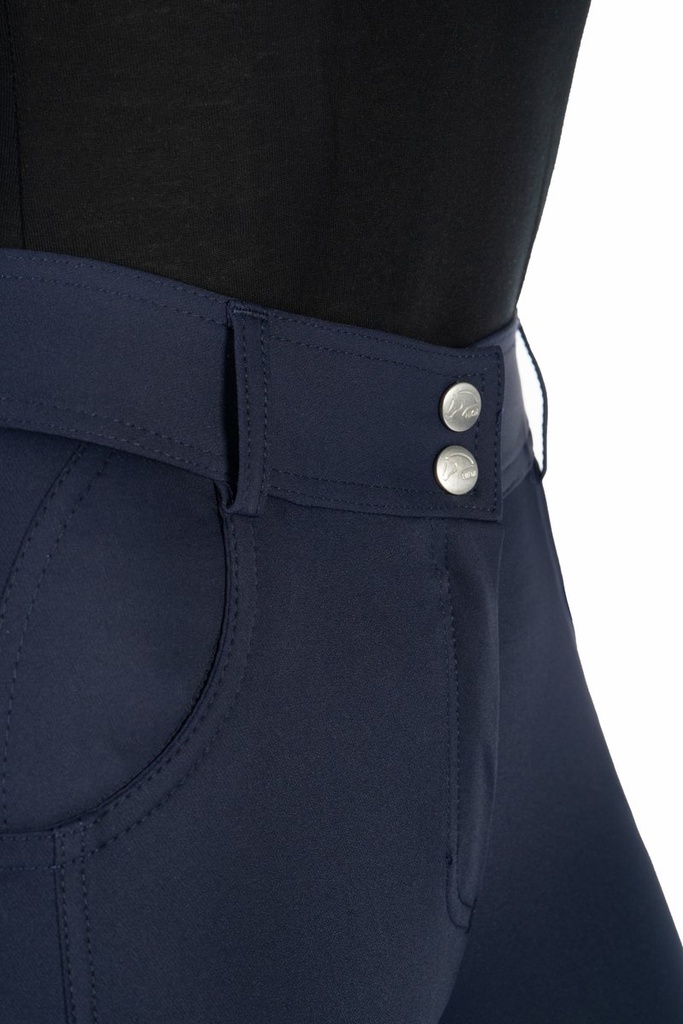 Pantalon -Ari Mid Rise- fond 1 - Bleu foncé (11)