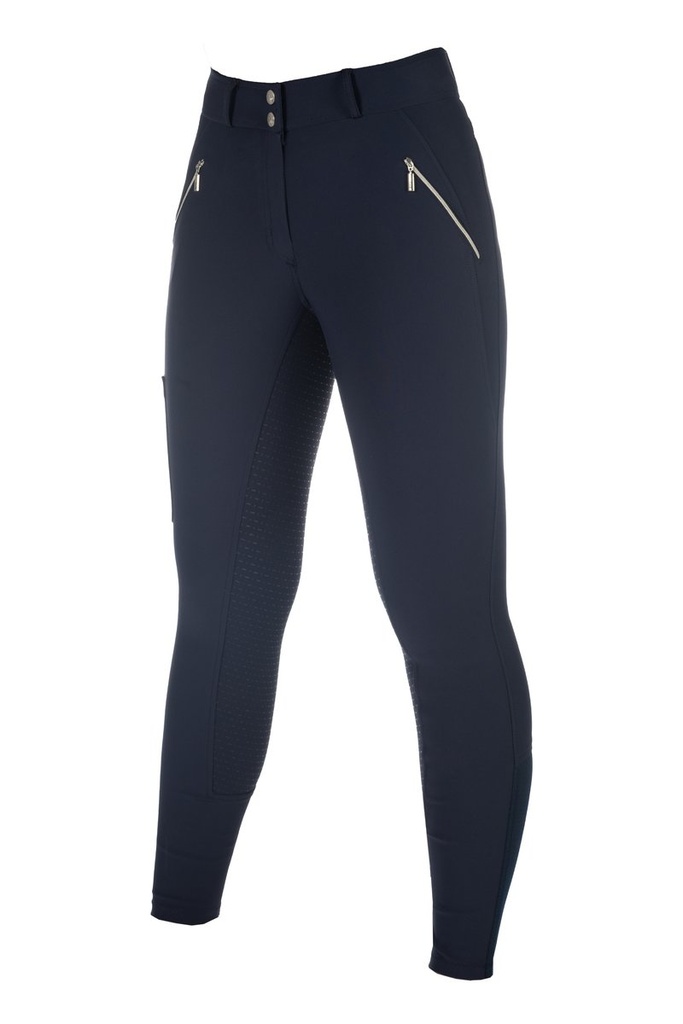 Pantalon -Lia High Waist- fond - Bleu foncé (2)