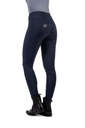 Leggings -Rio- fond 1/1 en sil - Bleu foncé (4)