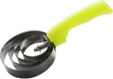 Étrille métallique ronde HIPPOTONIC fluo pailleté
