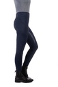 Leggings -Rio- fond 1/1 en sil - Bleu foncé (8)