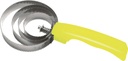 Étrille métallique ronde HIPPOTONIC fluo pailleté