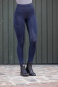 Leggings -Rio- fond 1/1 en sil - Bleu foncé (11)