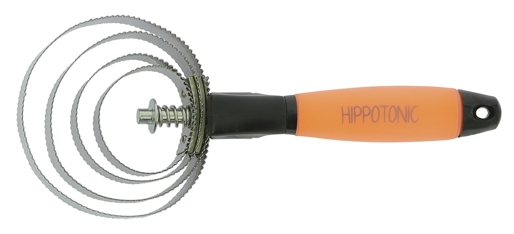 Étrille métallique ronde HIPPOTONIC "Gel"