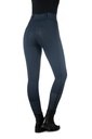 Leggings -Juna- fond 1/1 en si - Bleu foncé (4)