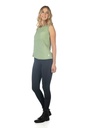 Leggings -Juna- fond 1/1 en si - Bleu foncé (6)