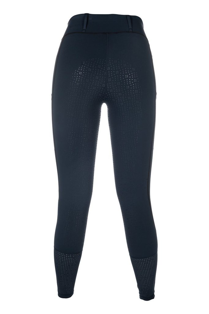 Leggings -Juna- fond 1/1 en si - Bleu foncé (8)