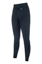 Leggings -Juna- fond 1/1 en si - Bleu foncé (12)