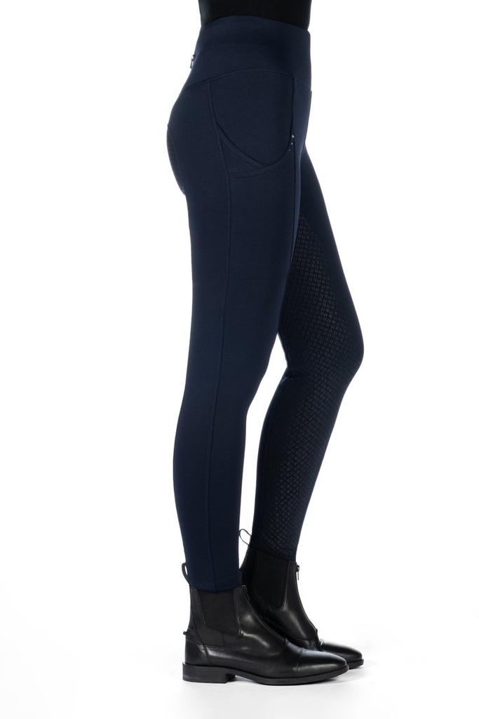 Leggings -Cosy II- Style fond  - Bleu foncé (3)